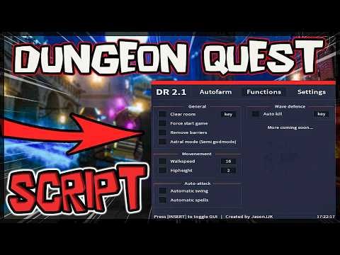 UPDATED | Dungeon Quest Script | 2026 | Overpowered Scripts 🔥