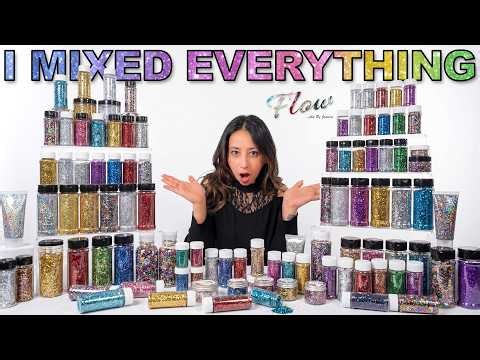 I Poured Every Glitter I Own Into Resin (Big Mistake?)