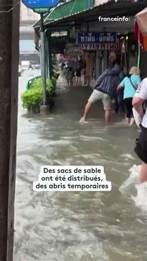 Des inondations impressionnantes à Bangkok
