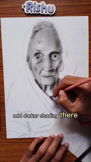 charcoal powder shading process ✏️💙 how to #howtodraw #drawingshorts #shorts #draw