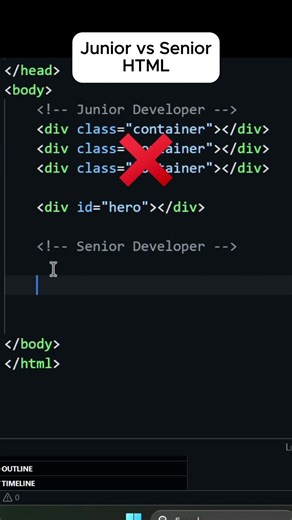 Junior vs Senior Developer #shorts