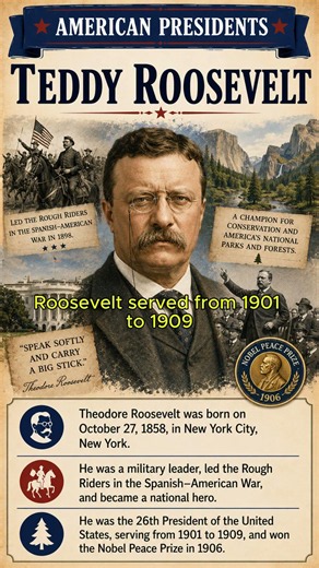 Teddy Roosevelt: Rough Rider, Big Stick Leader, and National Parks...