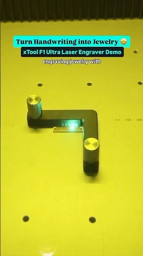 Personalized Jewelry Step by Step: Engraving Handwritten messages using the xTool F1 Ultra