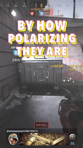 Blindly Ranking 5 CODs by How Polarizing They Are #shorts