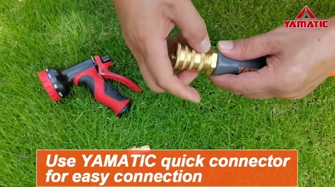 YAMATIC Short Garden Hose 5/8 in x 3 ft, Flexible Leader Hose, Heavy Duty Water Hose