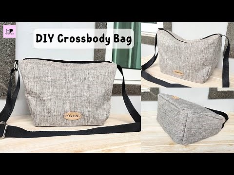 Simple Crossbody Bag Sewing Tutorial | DIY Crossbody Bag Tutorial