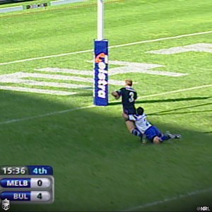 Unbelievable try-saver from Hazem El Masri in 2003! 😱 #NRLFinals #ThrowbackThursday | NRL