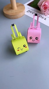 Origami Mini Suitcase Craft #origamicraft #minisuitcase #diyart #handmade #paperfolding #easycraft #creativeidea #giftbox #homemade #decorative #funproject #uniqueart #foldingdesign #craftlover #papercraft | paper craft ideas