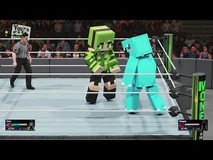 Omz vs Megan in Minecraft!