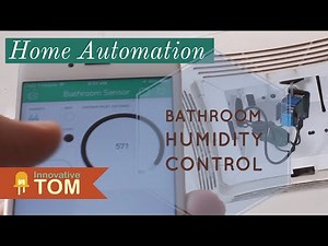 WiFi Bathroom Humidity Sensor w/Fan Control, App & Automation