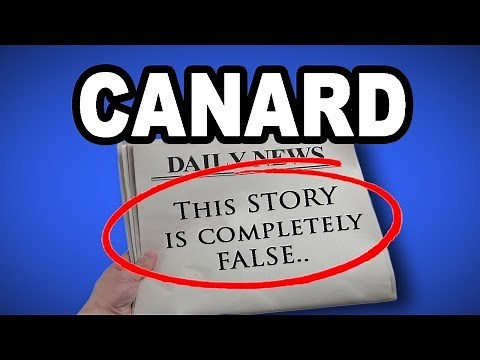 Learn English Words: CANARD - Meaning, Vocabulary with Pictures and Examples