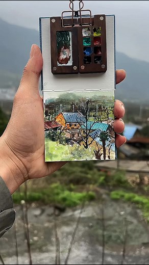 How to Sketch Scenery: Watercolor Techniques