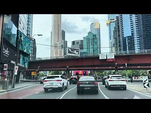 4K Drive from Richmond to Southbank Melbourne | Realistic City Driving POV 2025