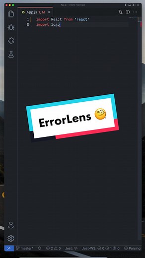 Ever heard of ErrorLens? #programming #vscode #edutok #techtok #error