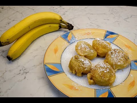 Gebackene Bananen mit Honig selber machen
