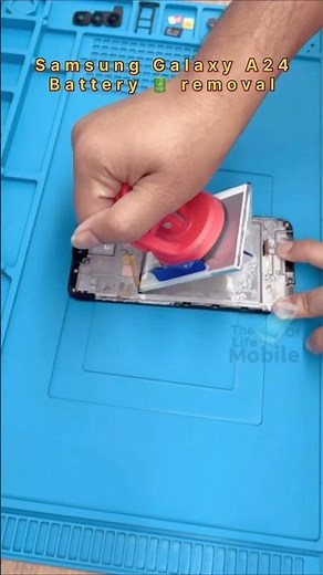 Samsung Galaxy A24 battery 🔋 removal easy way ✅🪛🔋😱