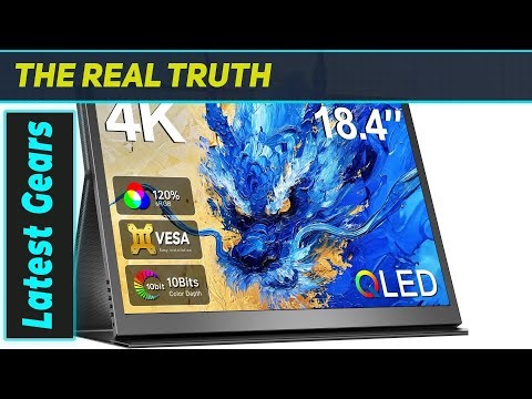 Newsoul Portable Monitor 4K QLED: The Ultimate 18.4" UHD Laptop Companion