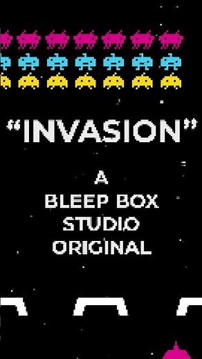 What if Space Invaders had music? | Retro 8-Bit Style Game Music | Bleepbox Studio