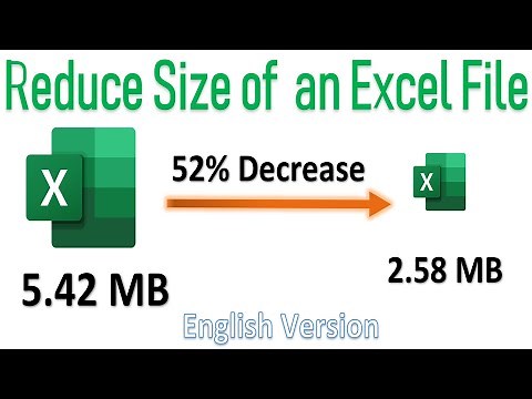 Reduce Excel File Size in 3 Minutes Without any Software | Advance Excel Tutorial | English