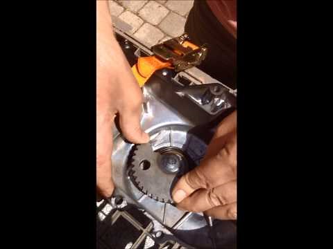 how to put together a chinese scooter's 49cc gy6 kick start assembly