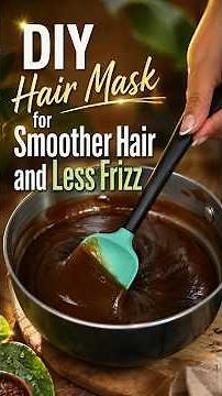 DIY Coffee & Starch Hair Mask for Dry, Frizzy Hair