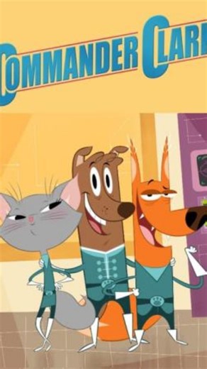Cartoons/Series Nostalgia on Instagram: "🚀 Commander Clark (2010) is a fun, colorful French animated comedy series set in outer space, following a lovable crew of animal heroes as they explore the galaxy aboard their patrol ship, the Ark. At the center is Commander Clark, a brave but slightly scatterbrained dog and a proud descendant of Laïka, the first dog in space. He’s a true hero, even if he’s a little clumsy, sleeps with his blanket Kiki, and somehow enjoys beef soaked kibble in his tea. H