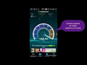 Dehli Metro Free Wifi Speed Test