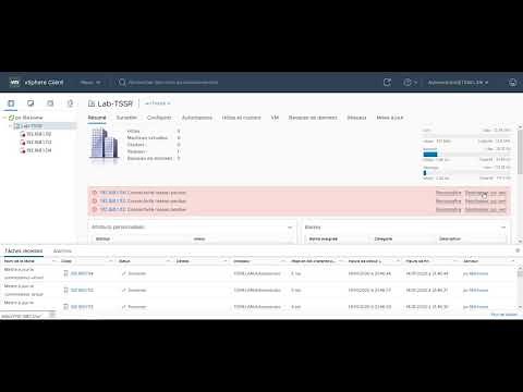 6 - Configurer un cluster d'ESXi