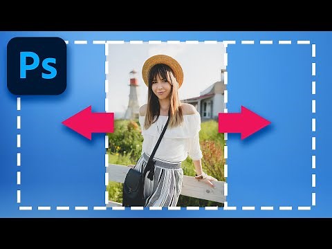 How to expand image background in Photoshop