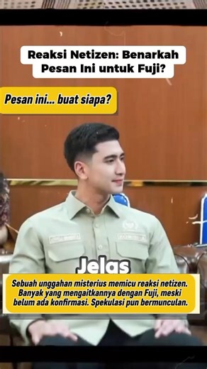 Reaksi Netizen: Benarkah Pesan Ini Ditujukan untuk Fuji?