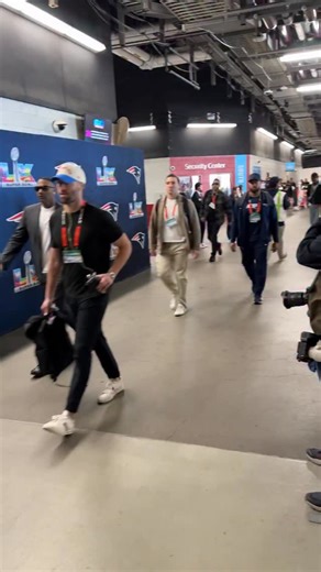 Stef on the scene 📍 📺 Super Bowl LX | NBC | Maryland Football