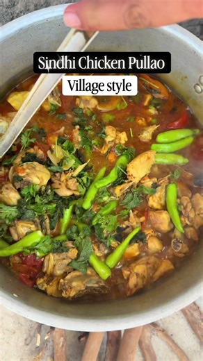 Sindhi Chicken Pulao Recipe - Village Style