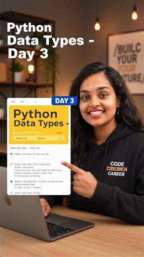 🐍 Python Data Types in Day 3 | Watch Full Video 🚀| 100 Days of Python Challenge