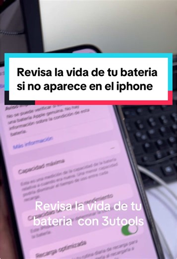 Revisa la vida de tu batería con 3uTools