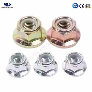 [Hot Item] Durable Carbon Steel Zinc Plated Hexagon Lock Nut with Flange