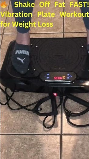 🔥 Shake Off Fat FAST! Vibration Plate Workout for Weight Loss