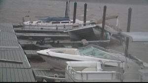 Boats Sinking, Docks Destroyed by Strong Winds