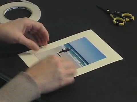Scrapbook.TV - How to Use Double-Sided Tape to Adhere a Photo