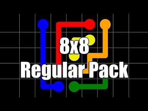 Flow Free Walkthrough - Regular Pack 8x8: Levels 1-30