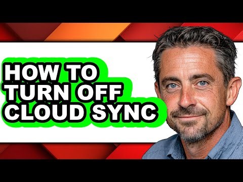 How to Turn Off Cloud Sync (only Way)