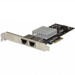 StarTech.com Dual Port 10G PCIe Network Adapter Card - Intel-X550AT 10GBASE-T Multi Gigabit Ethernet 5 Speed NIC | Dell USA