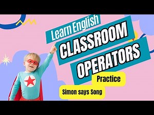 Simon Says – English Classroom Operators Song | Learn English for Kids