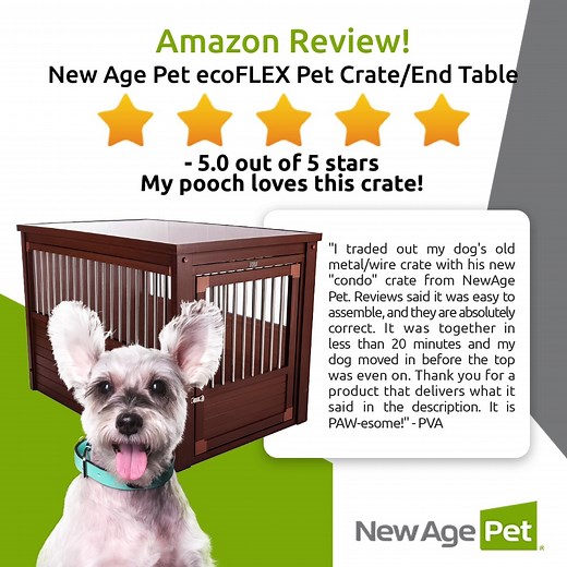 41 reactions · 5 comments | Amazon Review! New Age Pet ECOFLEX Pet...
