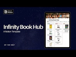 How to Read More Books This Year | Infinity Book Hub for Notion