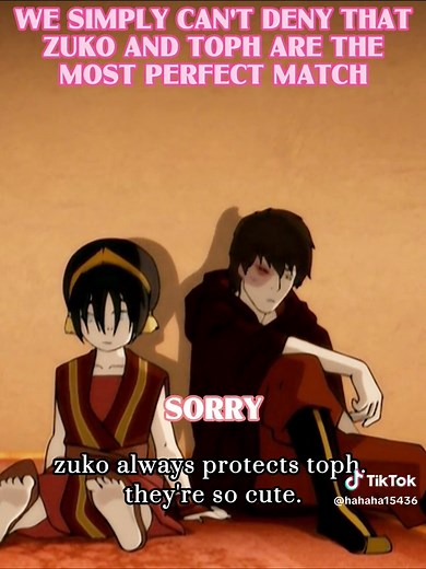 We simply can't deny that Zuko and Toph are the most perfect match#usa #avatar #avatarthelastairbender #toph #zuko