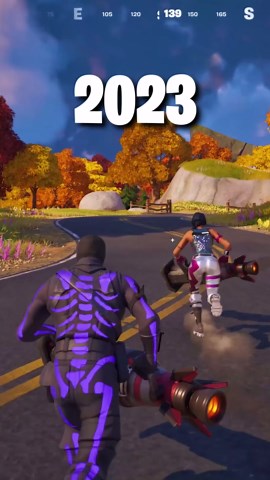 Fortnite In 2023 VS 2020!! 😳😱 #shorts