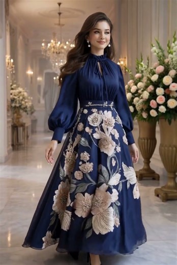 Elegant Floral Dress