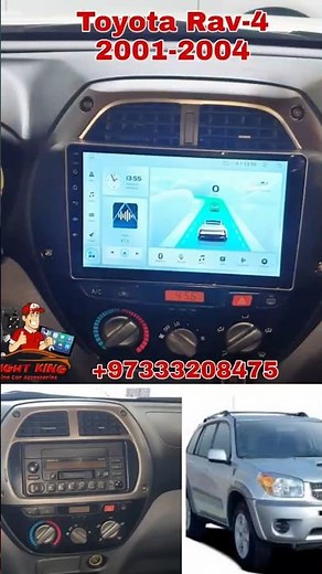 Toyota Rav-4 2001-2004 installation Android stereo replacement radio Bright King #car