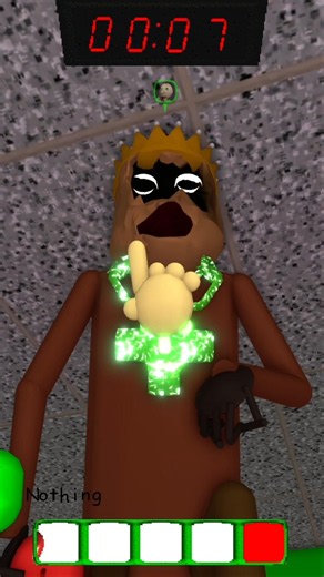 How to calm Baldi down :) #baldis_basics #roblox #shorts