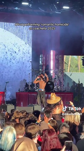 D4vd's Romantic Homicide Live at Coachella 2025